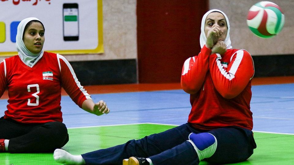 تمرین تیم ملی والیبال نشسته بانوان