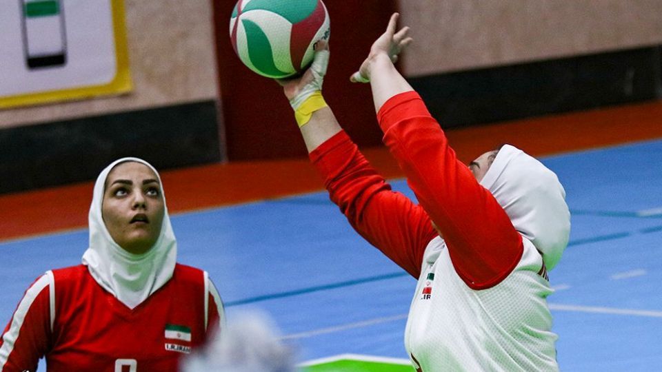 تمرین تیم ملی والیبال نشسته بانوان