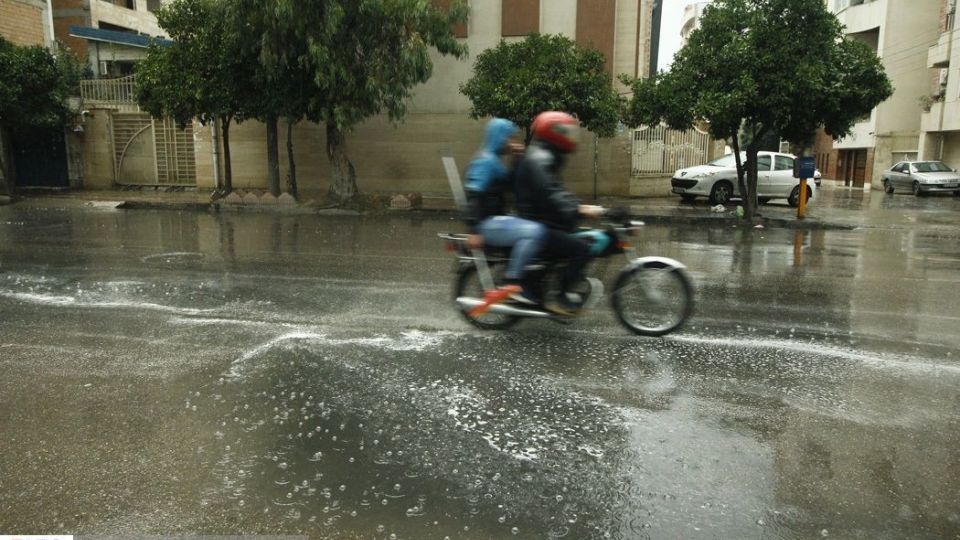بارش شدید باران در مازندران 