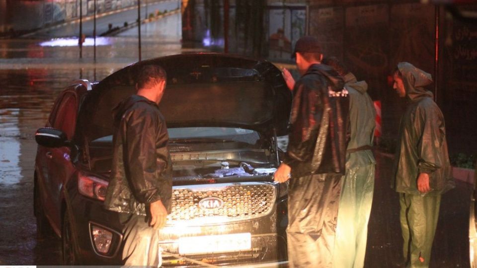 بارش شدید باران در مازندران 