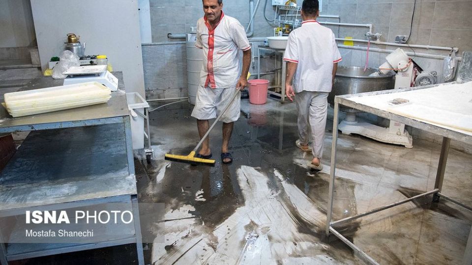 بارش شدید باران در مازندران 