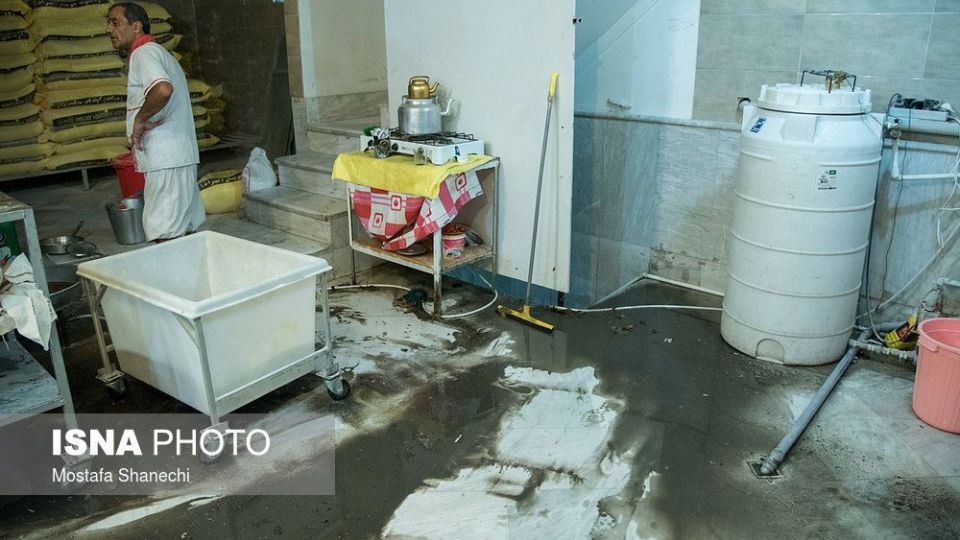 بارش شدید باران در مازندران 