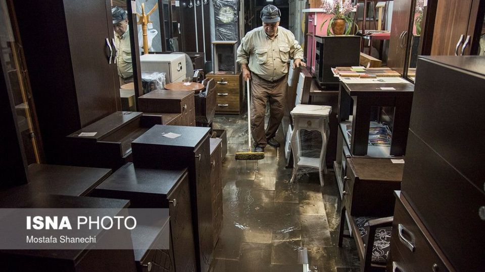 بارش شدید باران در مازندران 