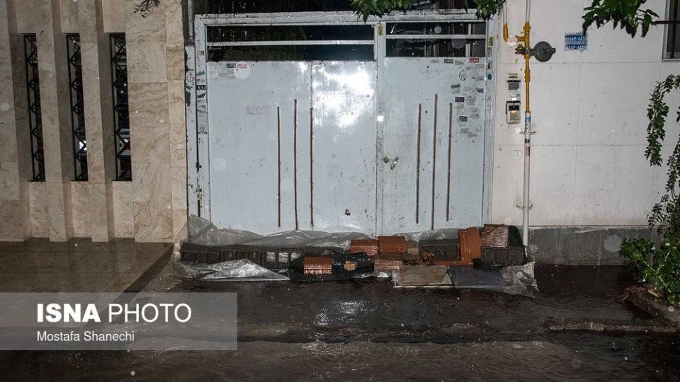 بارش شدید باران در مازندران 