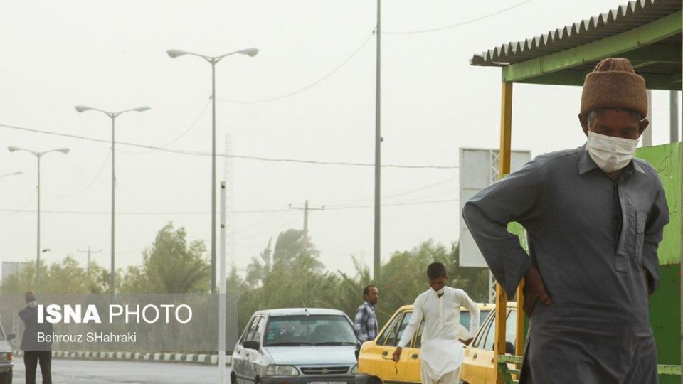 طوفان، گرد و غبار و کاهش دید در زابل