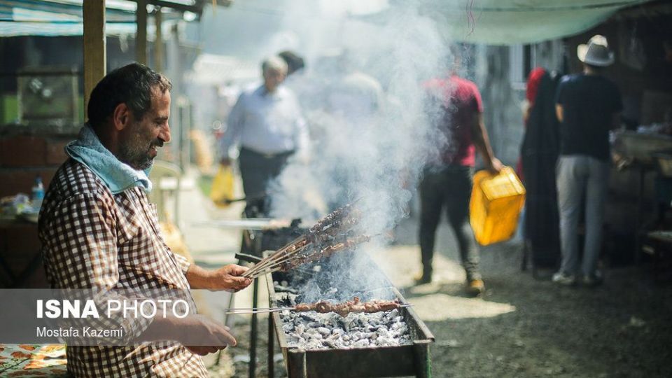 بازارچه گوشت و کباب جویبار مازندران