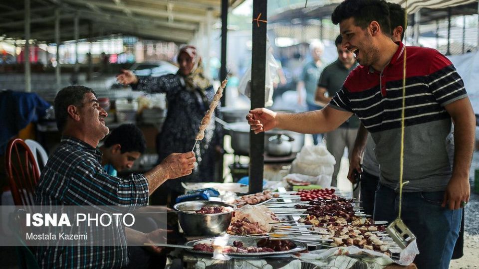 بازارچه گوشت و کباب جویبار مازندران