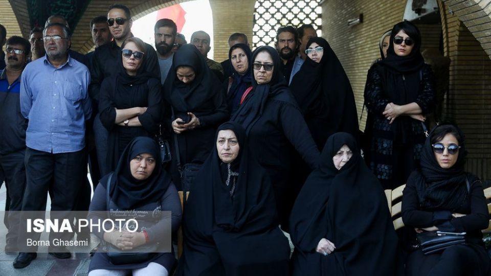 مراسم تشییع پیکر بهرام شفیع