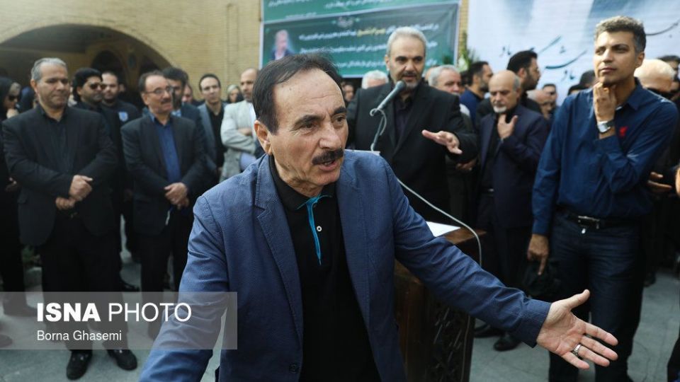 مراسم تشییع پیکر بهرام شفیع