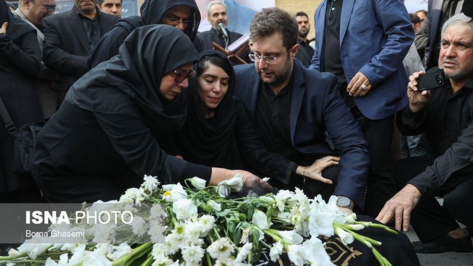 مراسم تشییع پیکر بهرام شفیع