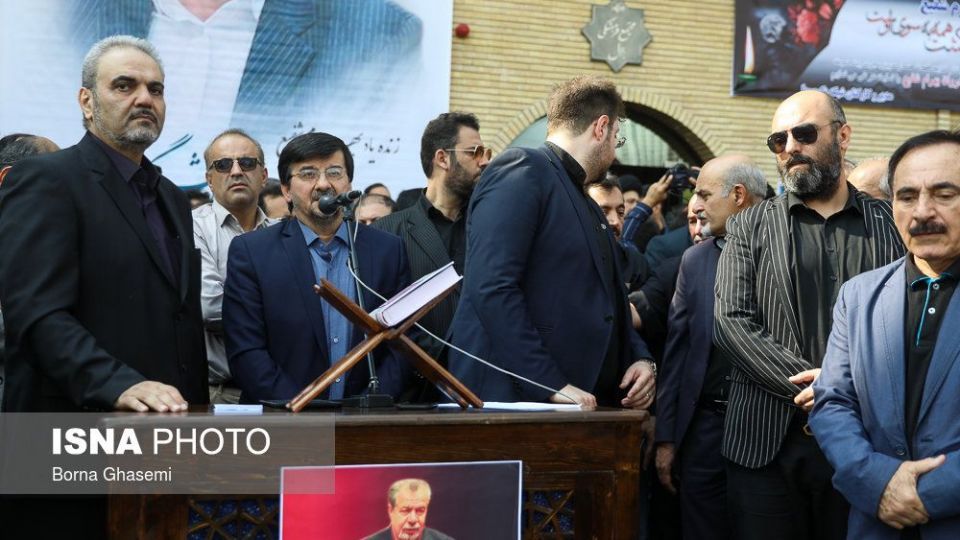 مراسم تشییع پیکر بهرام شفیع