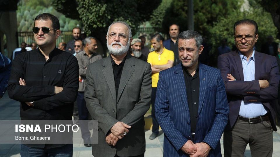 مراسم تشییع پیکر بهرام شفیع