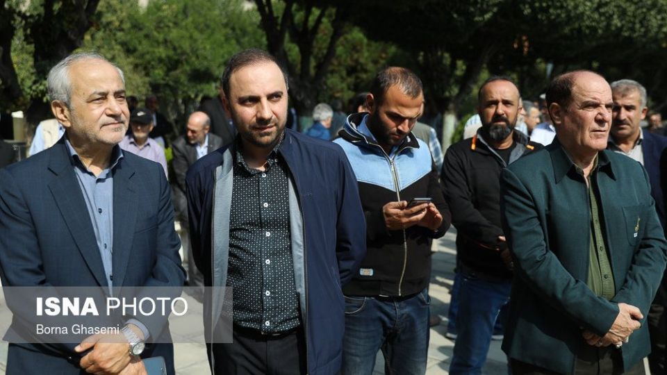 مراسم تشییع پیکر بهرام شفیع