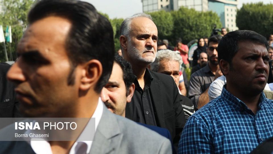 مراسم تشییع پیکر بهرام شفیع