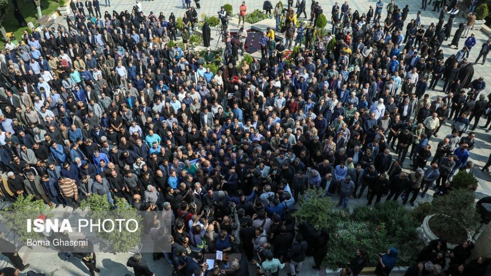 مراسم تشییع پیکر بهرام شفیع