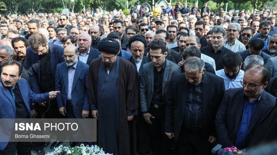 مراسم تشییع پیکر بهرام شفیع