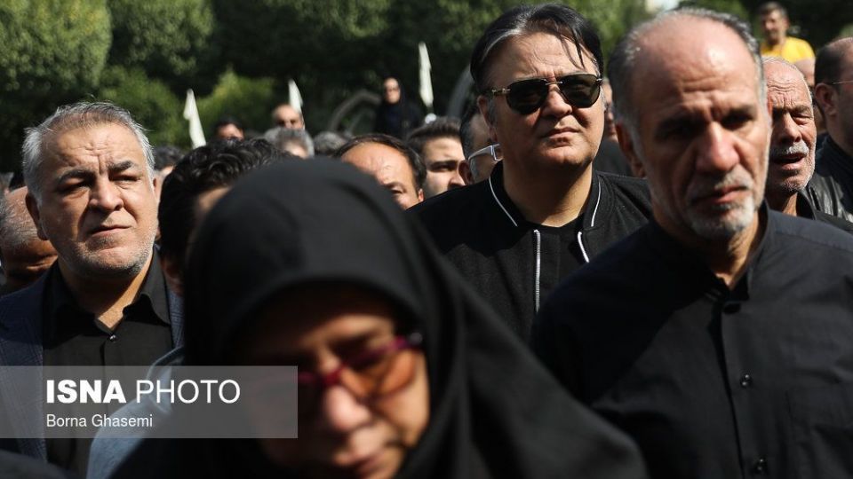 مراسم تشییع پیکر بهرام شفیع