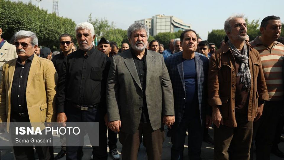 مراسم تشییع پیکر بهرام شفیع