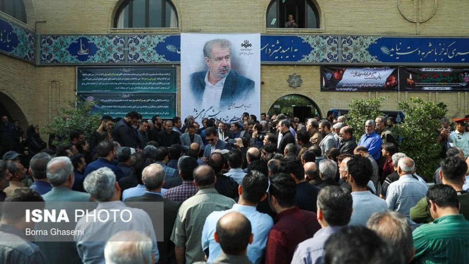 مراسم تشییع پیکر بهرام شفیع