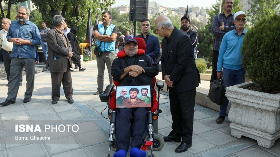 مراسم تشییع پیکر بهرام شفیع