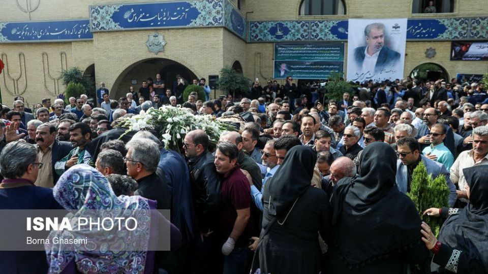 مراسم تشییع پیکر بهرام شفیع