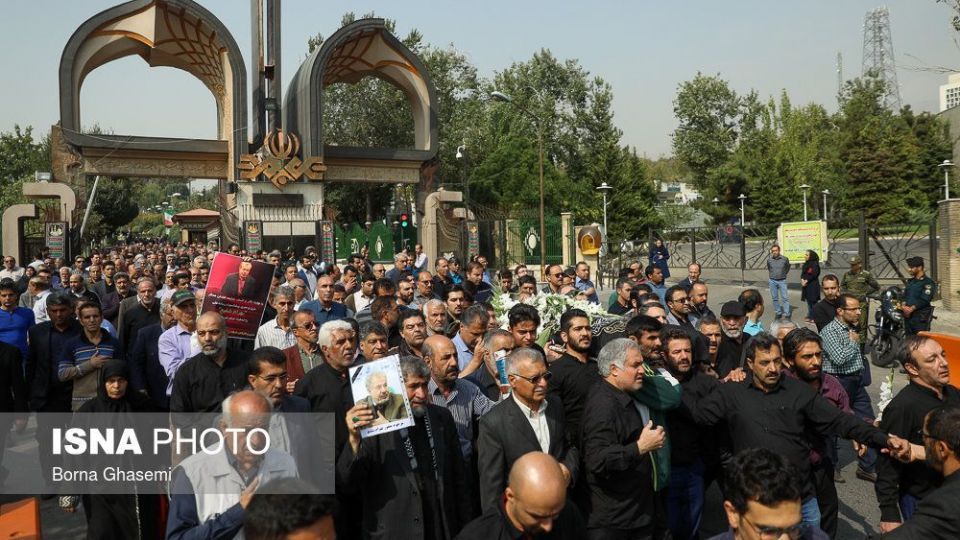 مراسم تشییع پیکر بهرام شفیع