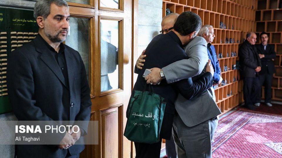 تشییع پیکر والده محسن اسماعیلی