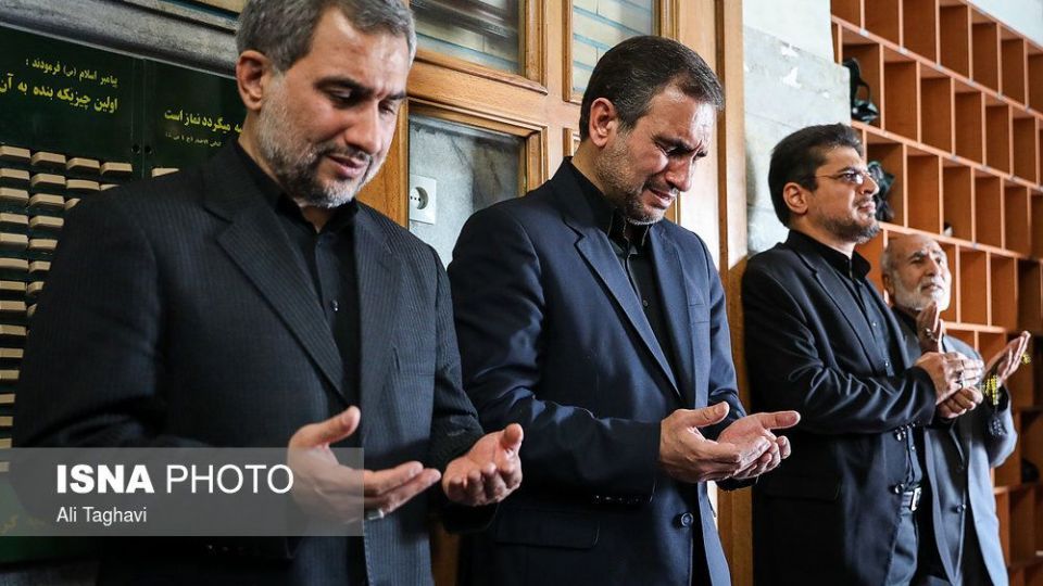 تشییع پیکر والده محسن اسماعیلی