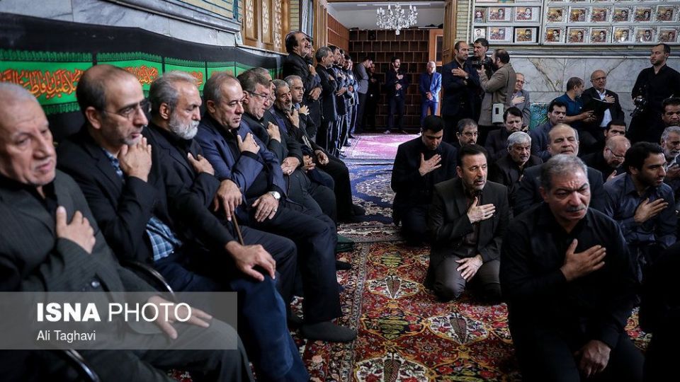 تشییع پیکر والده محسن اسماعیلی