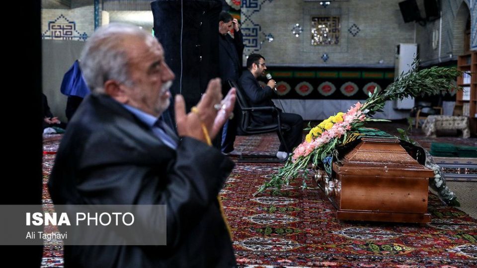 تشییع پیکر والده محسن اسماعیلی