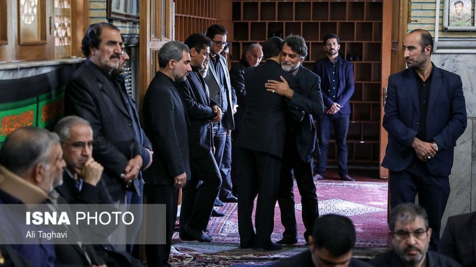 تشییع پیکر والده محسن اسماعیلی