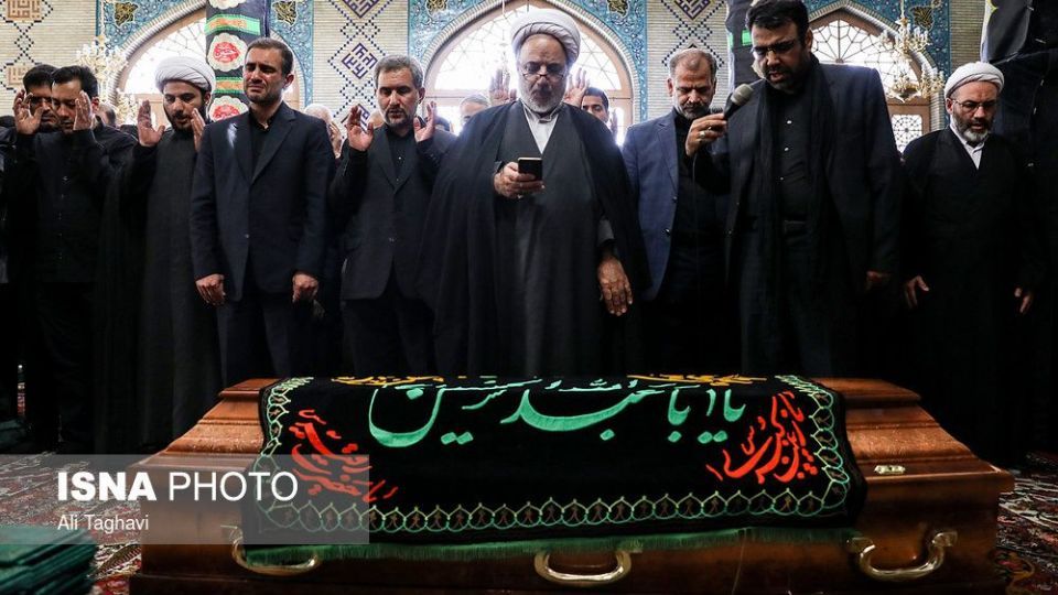تشییع پیکر والده محسن اسماعیلی
