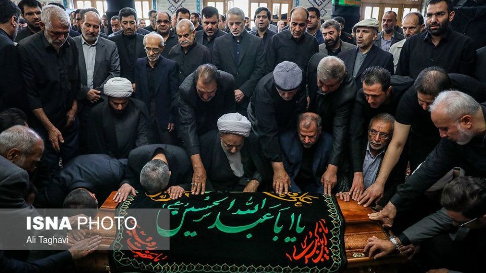 تشییع پیکر والده محسن اسماعیلی