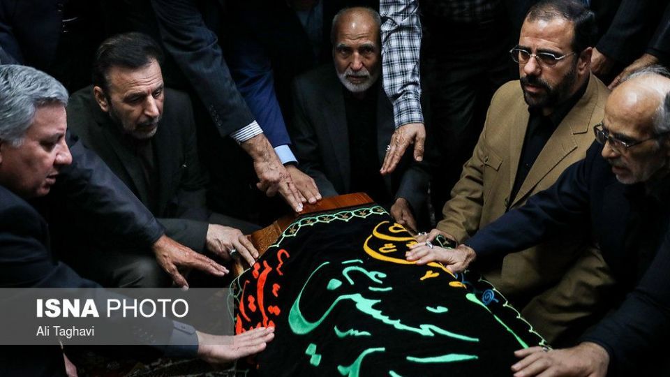 تشییع پیکر والده محسن اسماعیلی