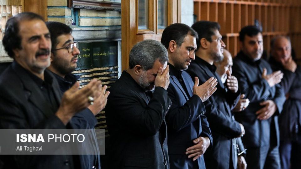 تشییع پیکر والده محسن اسماعیلی