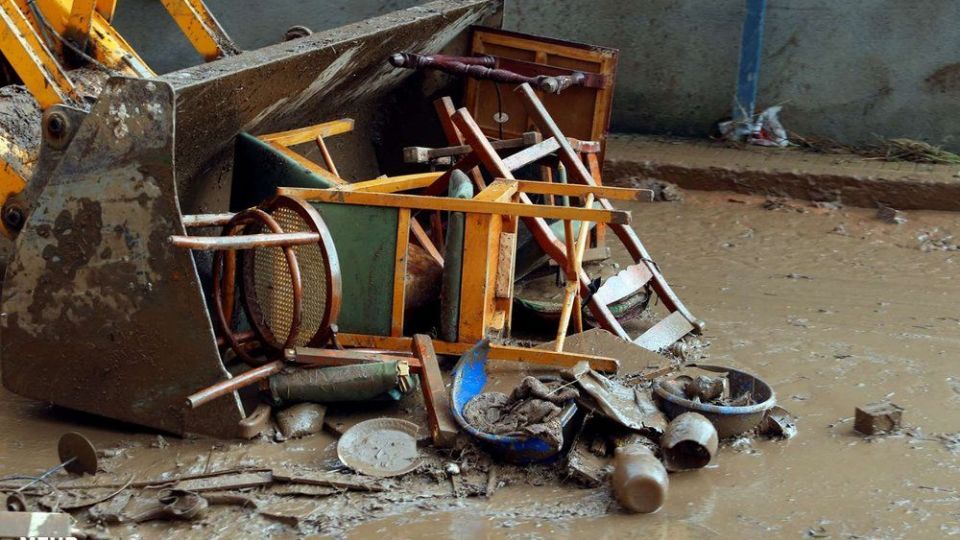 سیل در جزیره مایورکا، اسپانیا