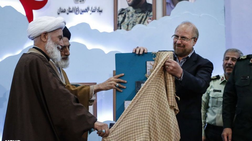 مراسم سومین سالگرد شهید همدانی در همدان با حضور قالیباف