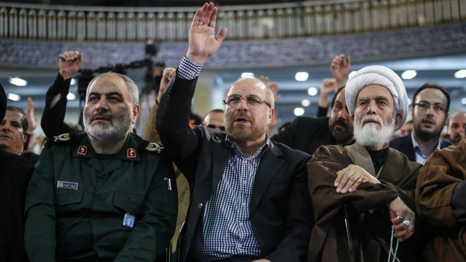 مراسم سومین سالگرد شهید همدانی در همدان با حضور قالیباف