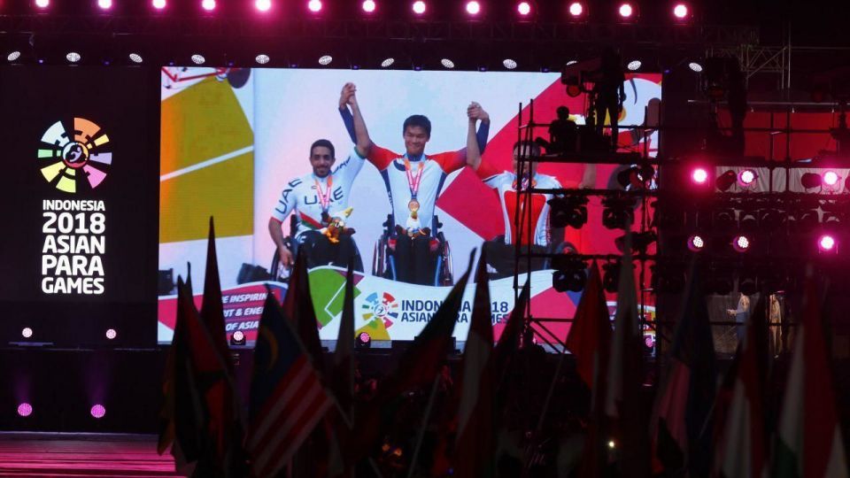گزارش تصویری از مراسم اختتامیه بازی‌های پاراآسیایی 2018 اندونزی