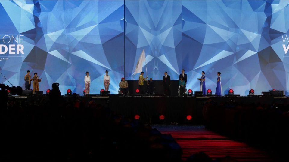 گزارش تصویری از مراسم اختتامیه بازی‌های پاراآسیایی 2018 اندونزی