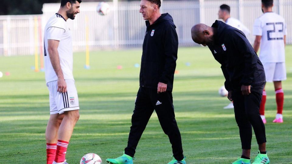 گزارش تصویری از تمرین تیم ملی فوتبال با طعم کتک‌زدن! 