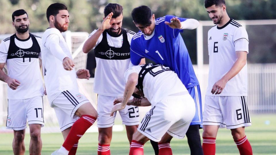 گزارش تصویری از تمرین تیم ملی فوتبال با طعم کتک‌زدن! 