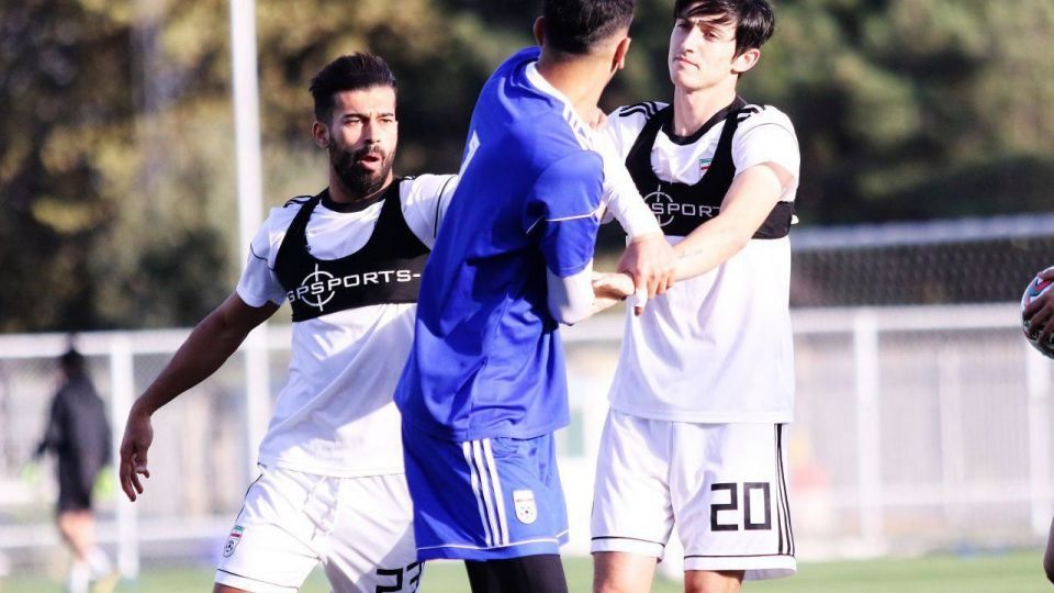 گزارش تصویری از تمرین تیم ملی فوتبال با طعم کتک‌زدن! 