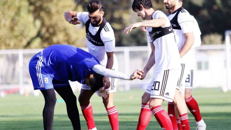 گزارش تصویری از تمرین تیم ملی فوتبال با طعم کتک‌زدن! 