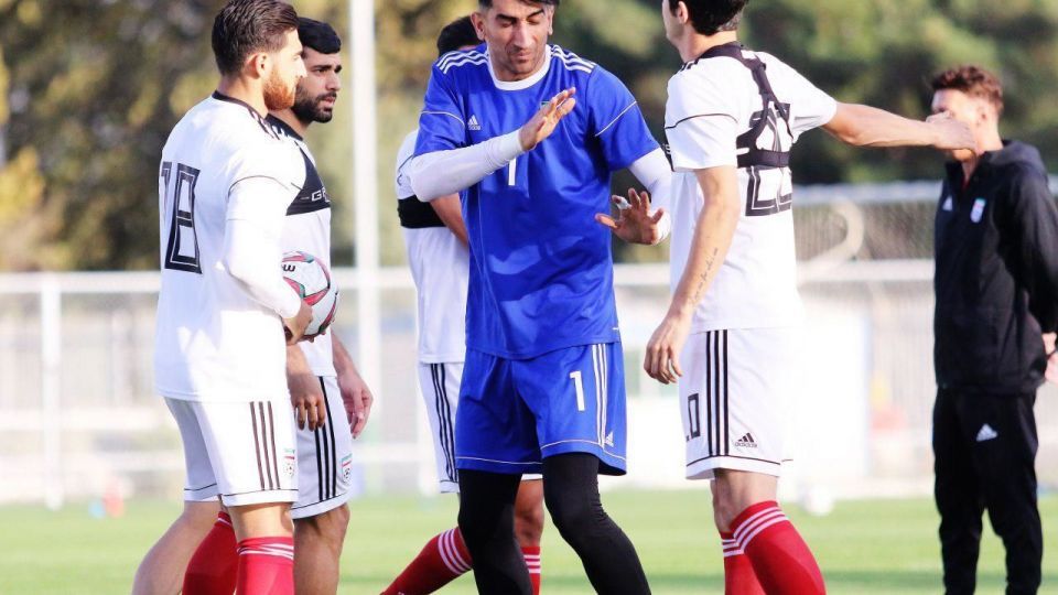 گزارش تصویری از تمرین تیم ملی فوتبال با طعم کتک‌زدن! 