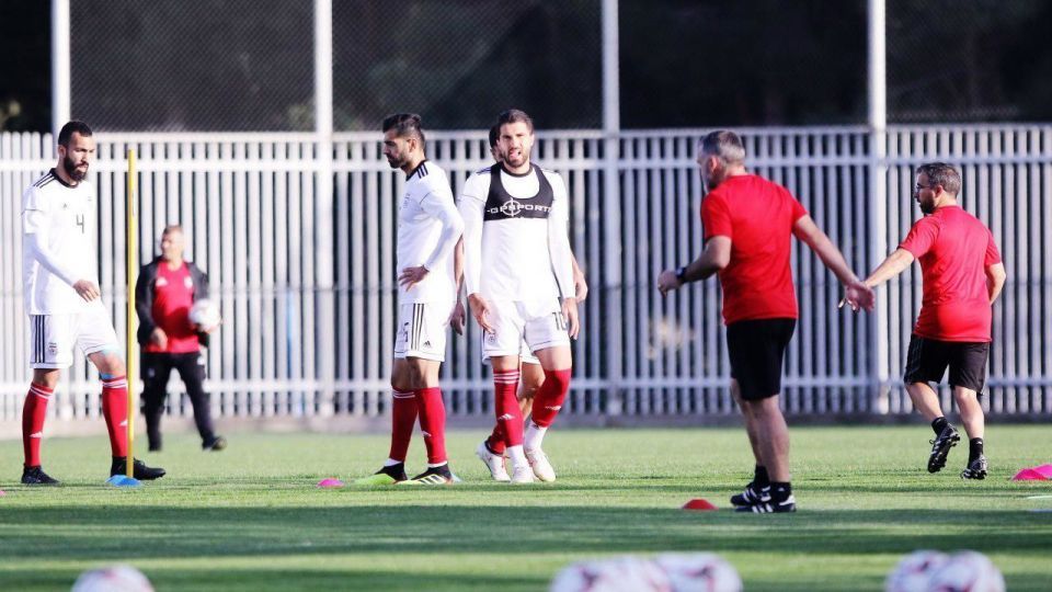 گزارش تصویری از تمرین تیم ملی فوتبال با طعم کتک‌زدن! 