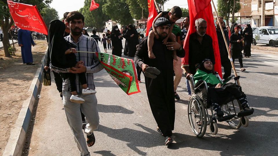 آغاز حرکت کاروان پیاده روی اربعین از ملاشیه خوزستان