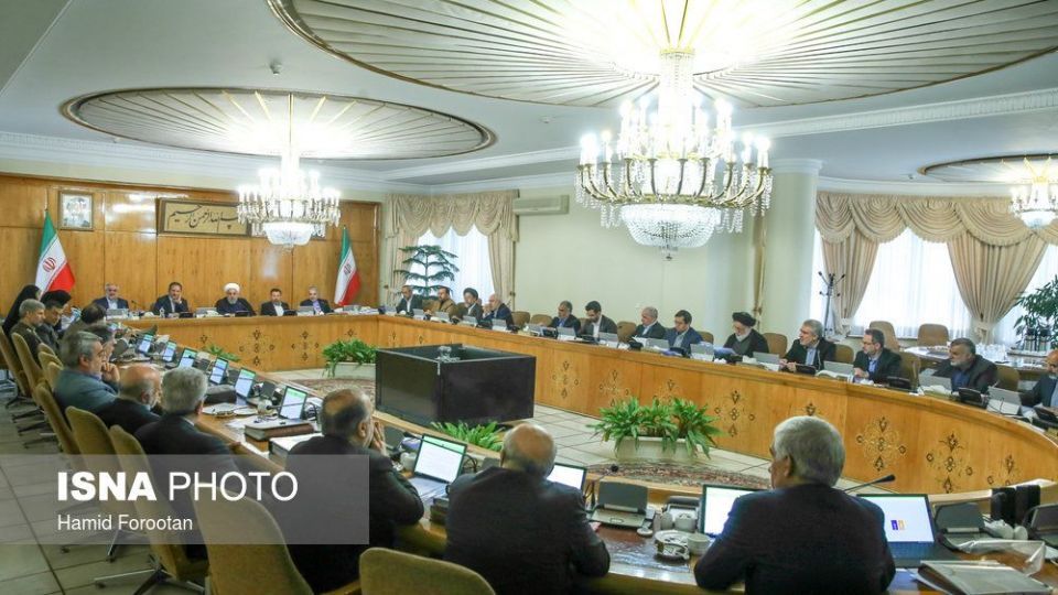 جلسه امروز هیات وزیران