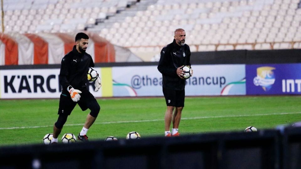 تصاویری از تمرین السدی‌ها در شب دیدار با پرسپولیس 