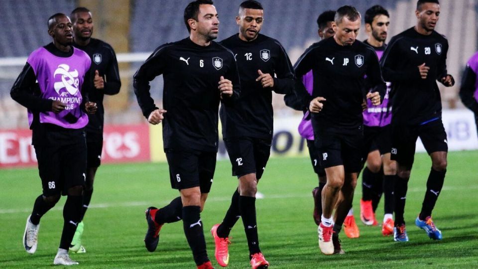 تصاویری از تمرین السدی‌ها در شب دیدار با پرسپولیس 